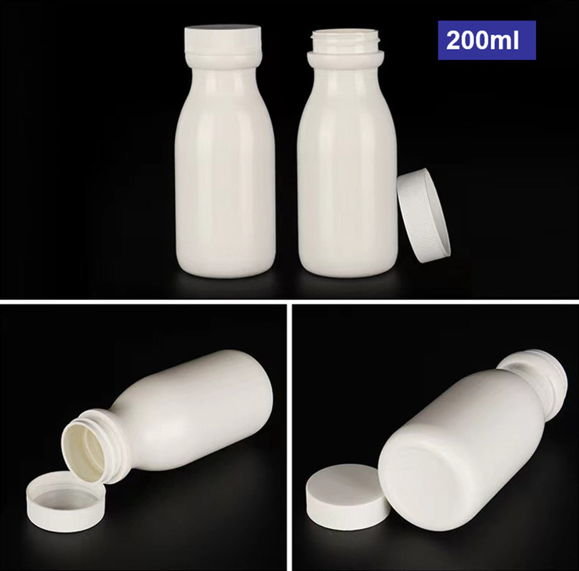 50 ml 120 ml 150 ml Άδειο Λευκό HDPE Πιστολόγιο Συσκευή Φαρμάκων Βιταμίνες Καψούλες Φαρμάκων Αποθήκευση Πλαστικό φάρμακο Φιάλο HDPE M
