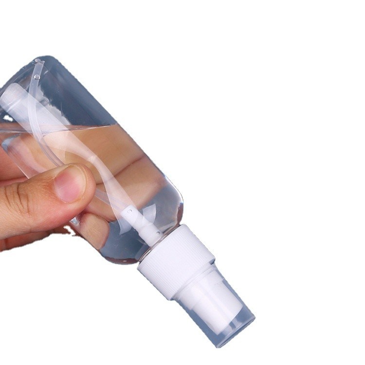 50 ml 60 ml 100 ml PET πλαστικό ψεκασμό λεπτή ομίχλη αρωματικό απολυμαντικό αλκοόλ φορητά καλλυντικά πλαστικά μπουκάλια με ψεκαστήρα