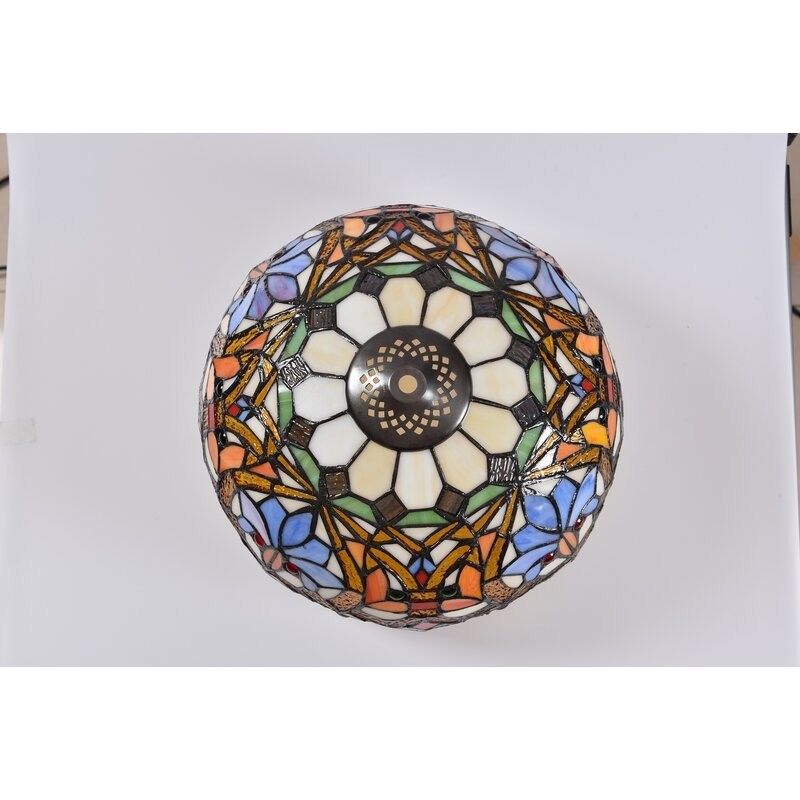 12 ιντσών Ευρωπαίος Αμερικανός Παστορικό Ρετρό Έλκ διακοσμημένο γυαλί Πίνακα Φώτα καθιστικό κρεβατοκάμαρα δίπλα στην τέχνη δώρο Πίνακα Φώτα